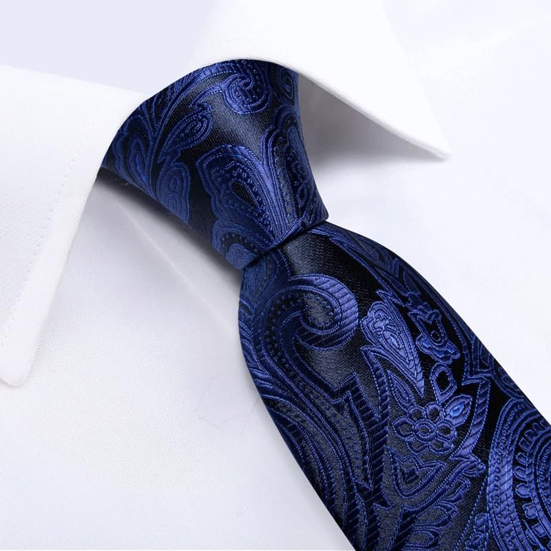 Set de corbata de seda para hombre miniatura 3