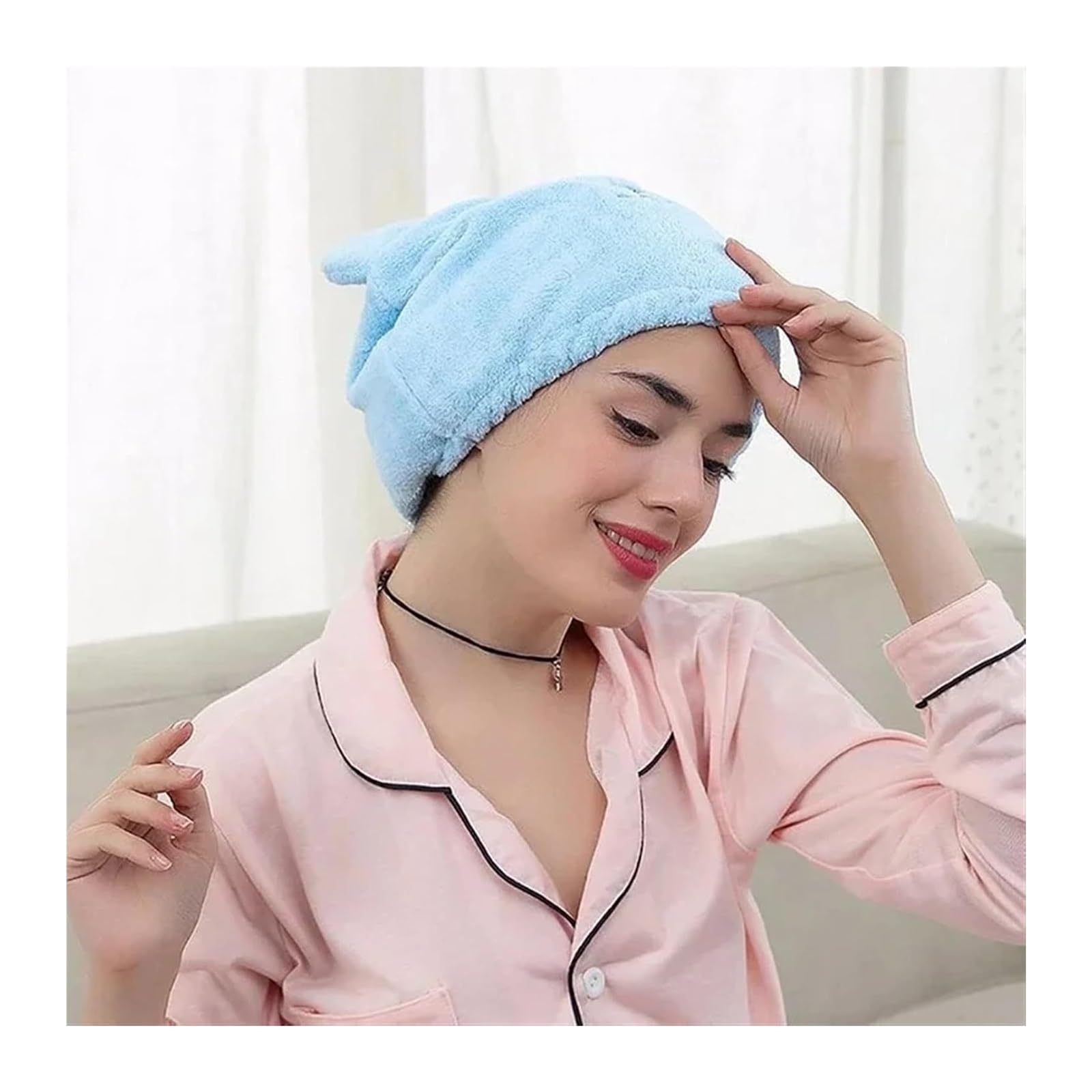 Gorro de Secado Cabello Microfibra | 2in1,10PCS