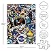 AQUARIUS NASA Mission Patches Puzzle (1000 Piece Jigsaw Puzzle) - Glare Free - Precision Fit - Virtually No Puzzle Dust - Officially Licensed NASA Merchandise & Collectibles - 20 x 28 Inches, 500