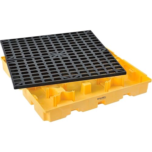 Miniatura 2 de Global Industrial Plataforma de contención de derrames, capacidad de 4 tambores