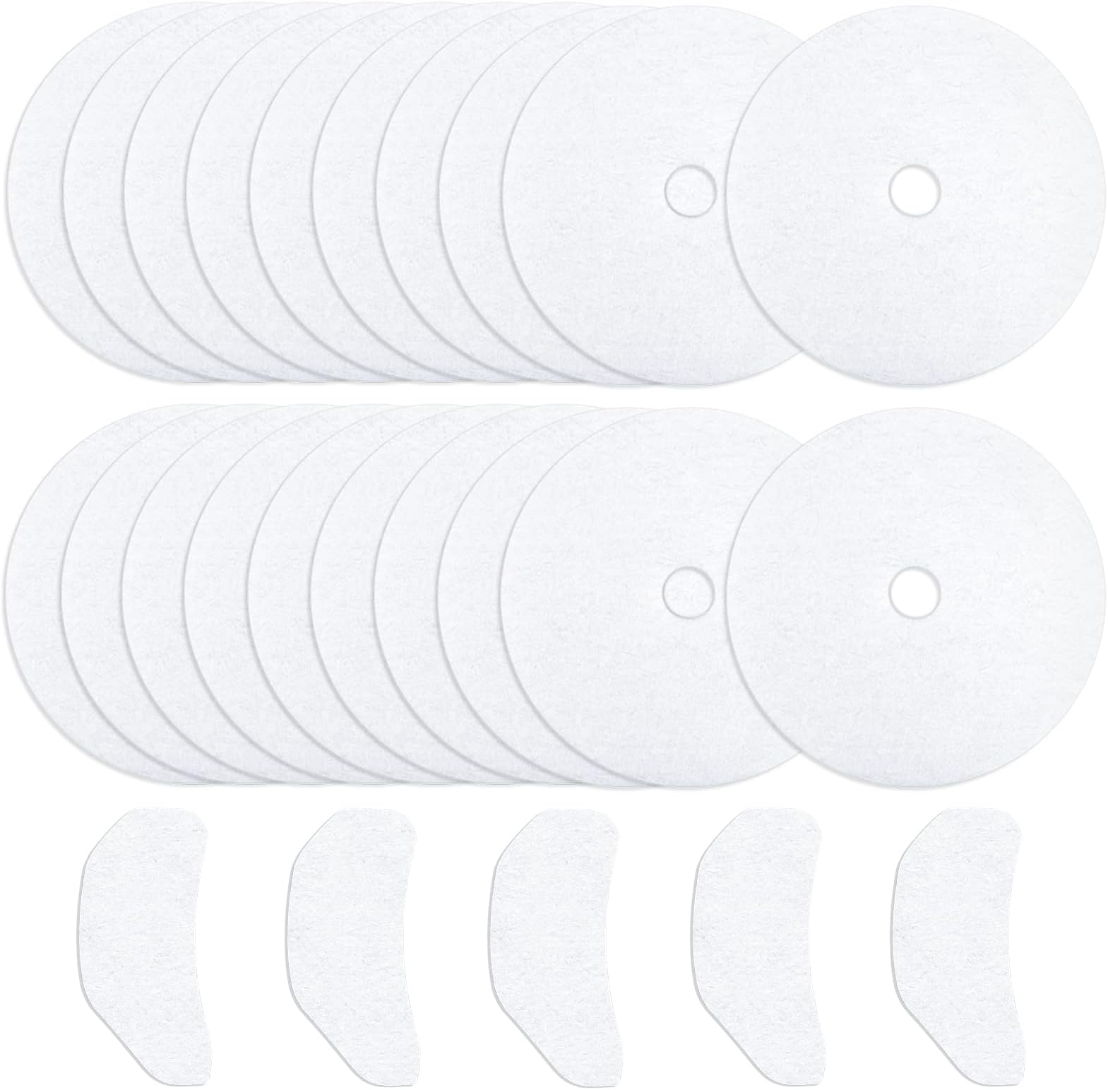 25PCS Cloth Dryer Exhaust Filter for Panda by Blutoget - Universal Dryer Lint Filter Cloth-Compatible for Panda Magic Chef Avant Sonya Dryer-20 Exhaust & 5 Air Intake Filter