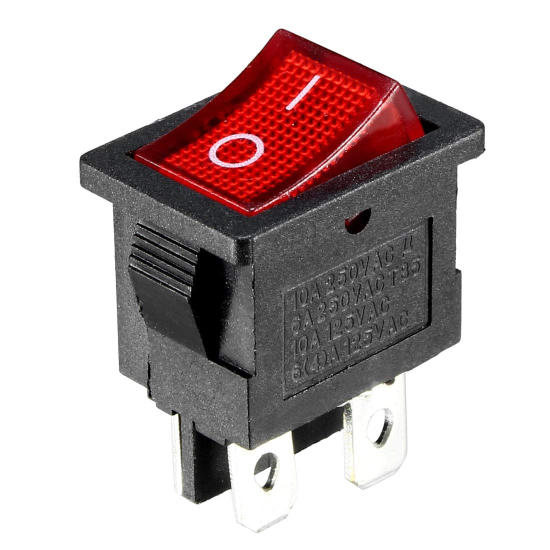 Sourcing Map Lot De 5 Interrupteurs à Bascule KCD11 AC 125 V/6 A 250 V