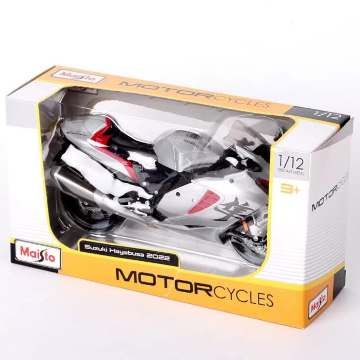 10-21848 - Maisto - Scala 1:12 - Moto - Suzuki Hayabusa 2022 - Argento