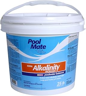 Pool Mate 1-2257 25 Pounds Swimming Pool Alkalinity Increaser, 25-Pounds (Bucket)