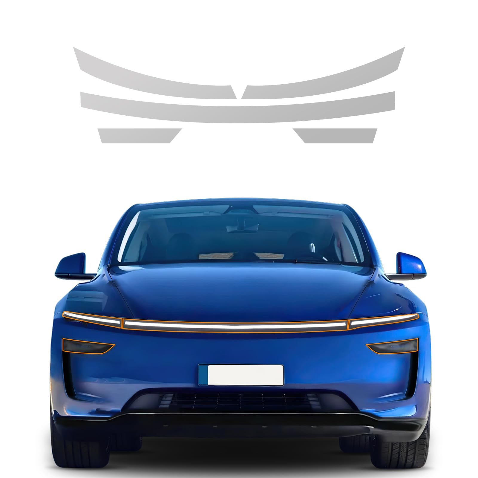 FDAIUN for 2025 Tesla Model Y Juniper Precut Gloss Clear Car Paint Protective Film Headlight TPU HD Film Scratch Protector Exterior Accessories