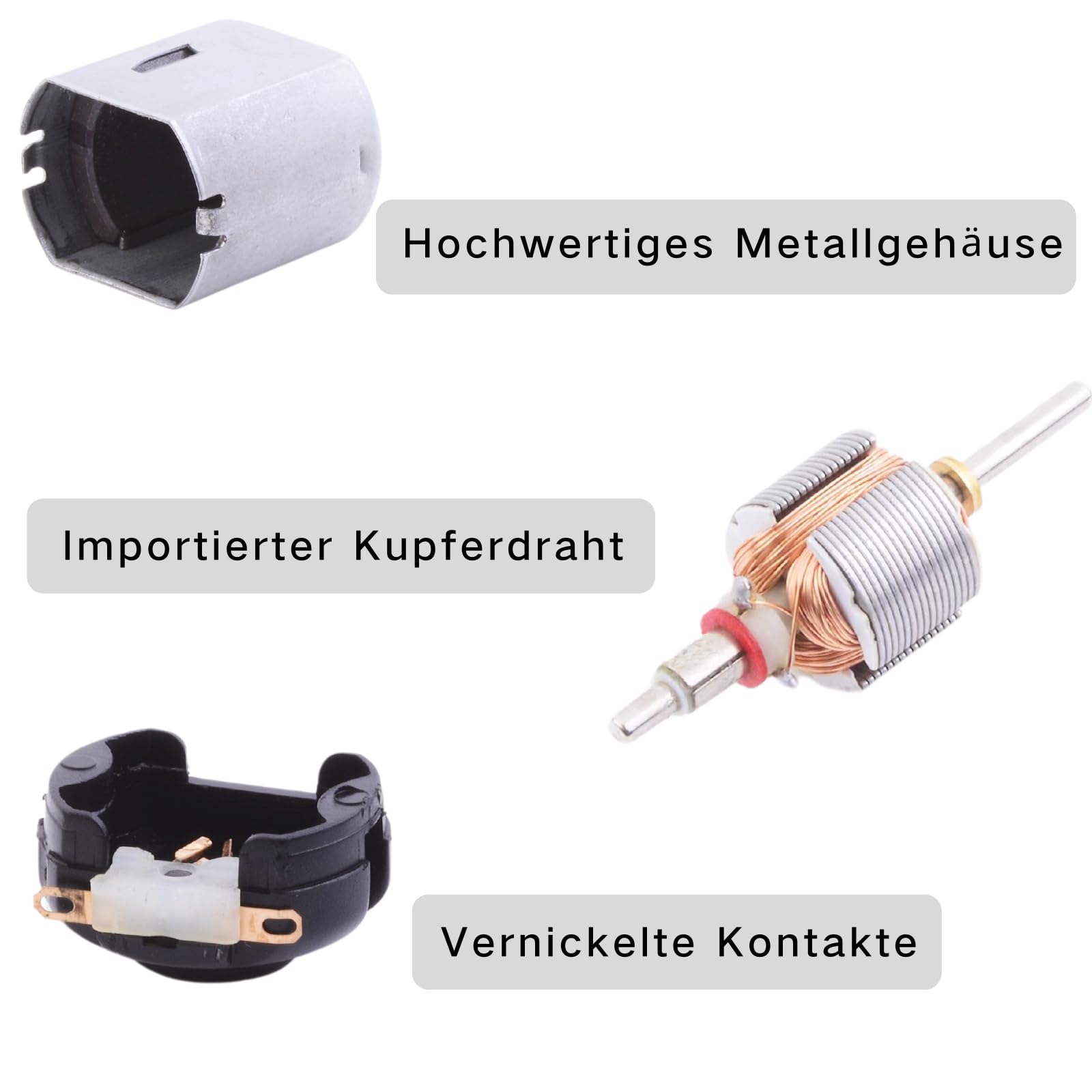10x Mini Silnik DC 1.5V-6V Micro130 Silnik elektryczny 23000RPM Silny silnik magnetyczny do zabawek samochodowych Robot DIY Wentylator Projekt naukowy STEM