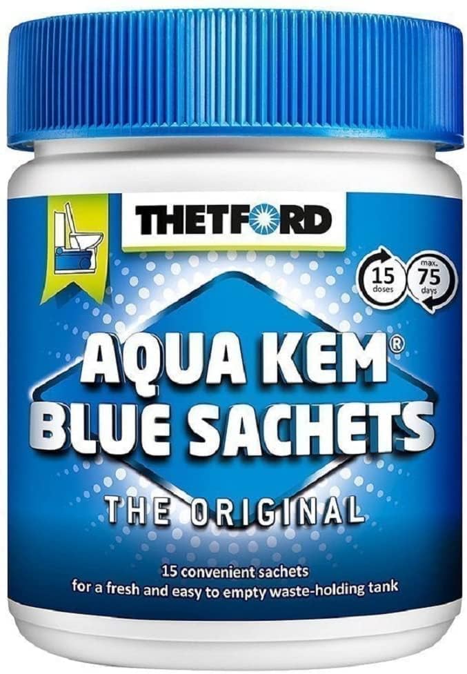 Sachets solubles pour WC chimiques Aqua Kem Blue 200413