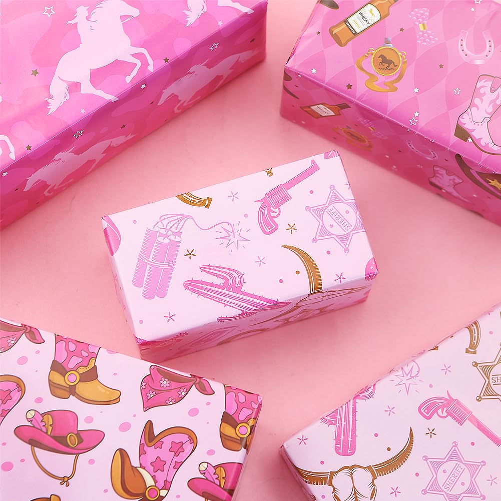 WRAPAHOLIC Papel De Regalo Reversible De Cumpleaños - Mini Rollo - 17 Pulgadas X 33 Pies - Globo