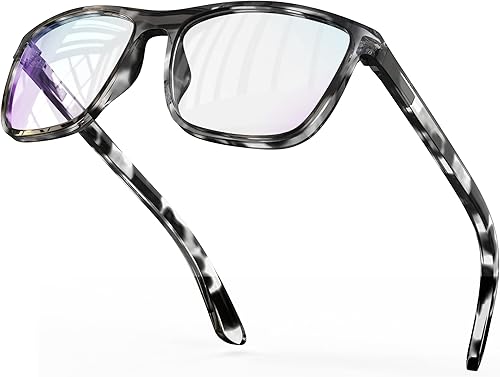 Bloomoak Clear Night Driving Glasses Non-Tinted Night Vision Glasses with Anti Reflective Coating