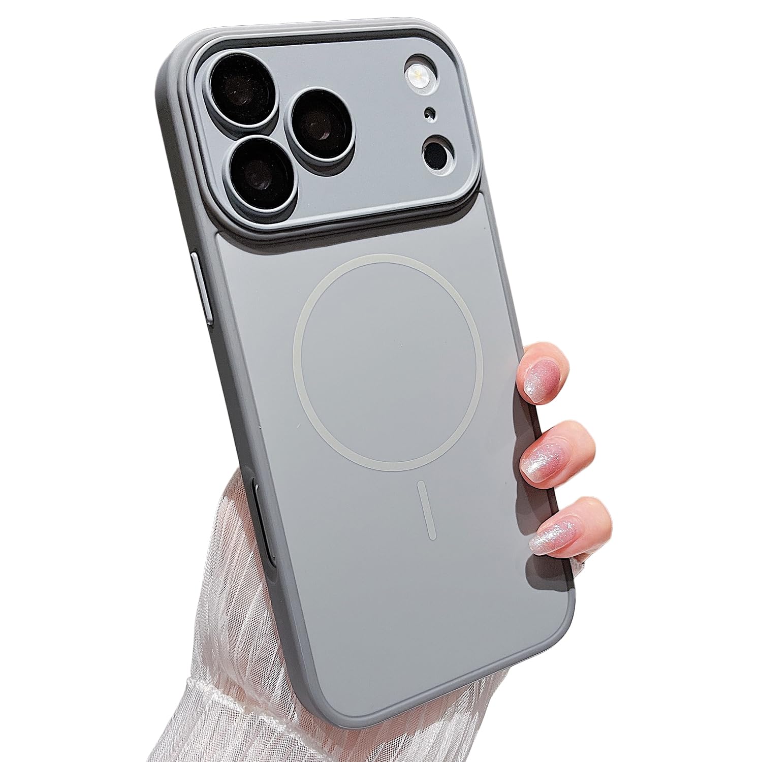 Coque iPhone 17 Pro Max premium mate translucide antichoc et compatible MagSafe - 8