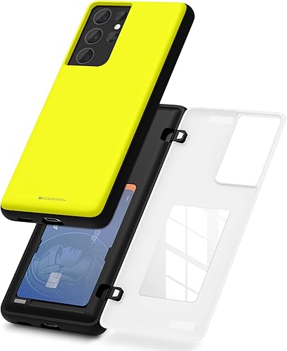 Miniatura 214 de GOOSPERY Parachoques magnético para puerta compatible con Galaxy S23, tarjetero tipo cartera, cierre automático, protección de doble capa resistente