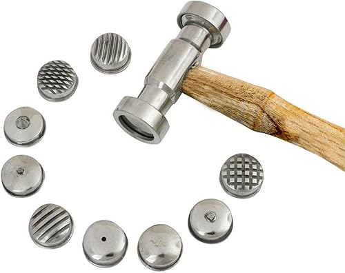 Martillo texturizado con 9 caras intercambiables