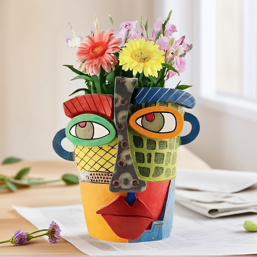 AmiCera Maceta Con Cuerpo De Seta Para Mujer, Extravagante Maceta única Maceta Boho Funky Ecléctica Decoración Del Hogar, Macetas Modernas En Forma De Seta Para Plantas De Interior, Verde Salvia