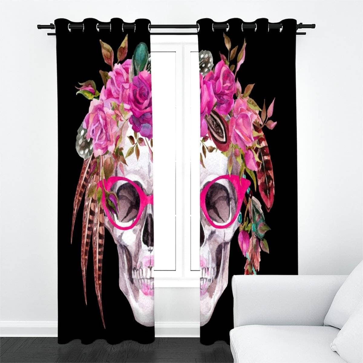 Cortinas Opacas Salon Modernas 2 Piezas Ojales - Cortinas Termicas Aislantes Frio Y Calor, Cortinas Habitacion Impresión Grafiti Negro 3D, Ventana Decoración Para Hogar 280 X 250 Cm/Protección UV