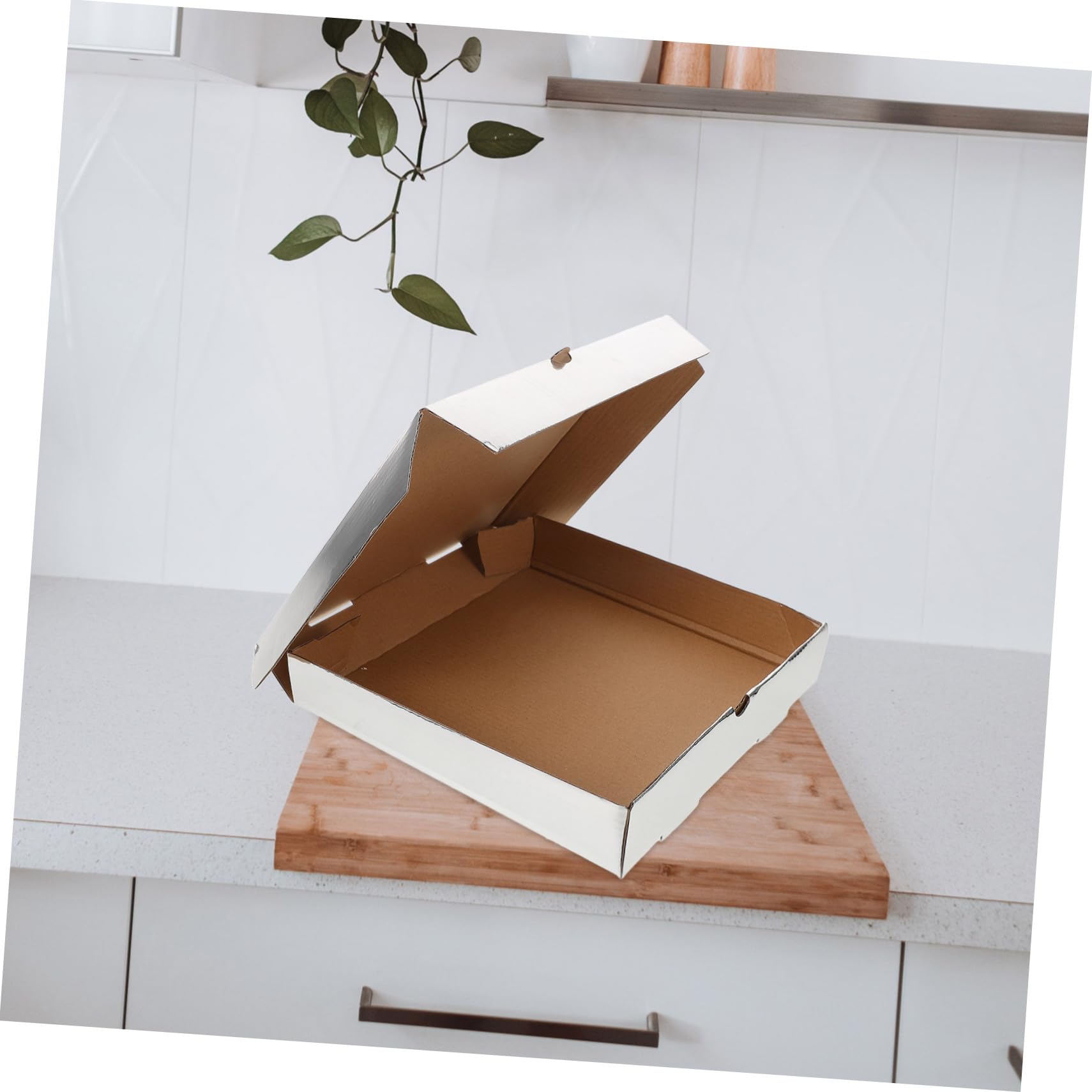 10pezzi Scatola di Carta per Pizza Scatole di Cartone Ondulato per Pizza da Asporto Scatole per Conservare Accessori per Cottura