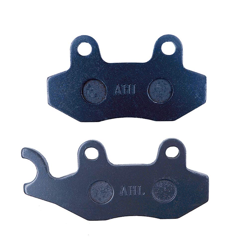 Amazon.com: AHL Semi-metallic Front & Rear Brake Pads Set for