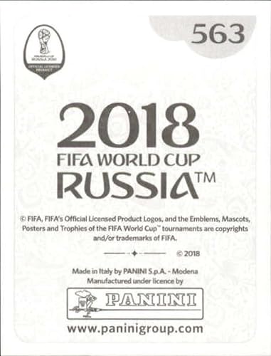 Miniatura 2 de 2018 Panini World Cup Stickers Russia #563 Mohamed Amine Ben Amor Tunisia Official Album Stickers in Raw (NM or Better) Condition