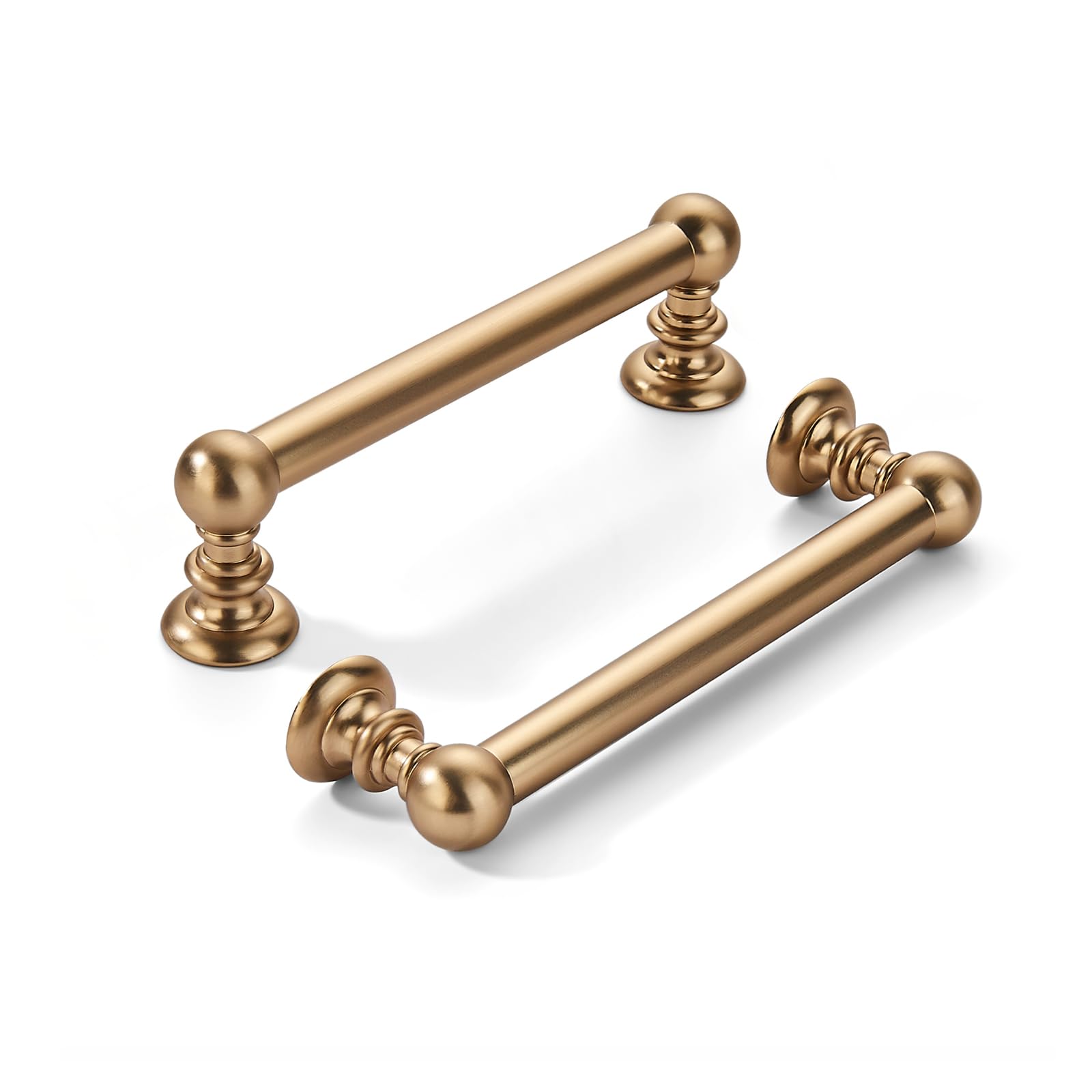 KHTUMEWARE-80362 Champagne Bronze Cabinet Pulls CTC 4 in (102 mm) 10-Pack