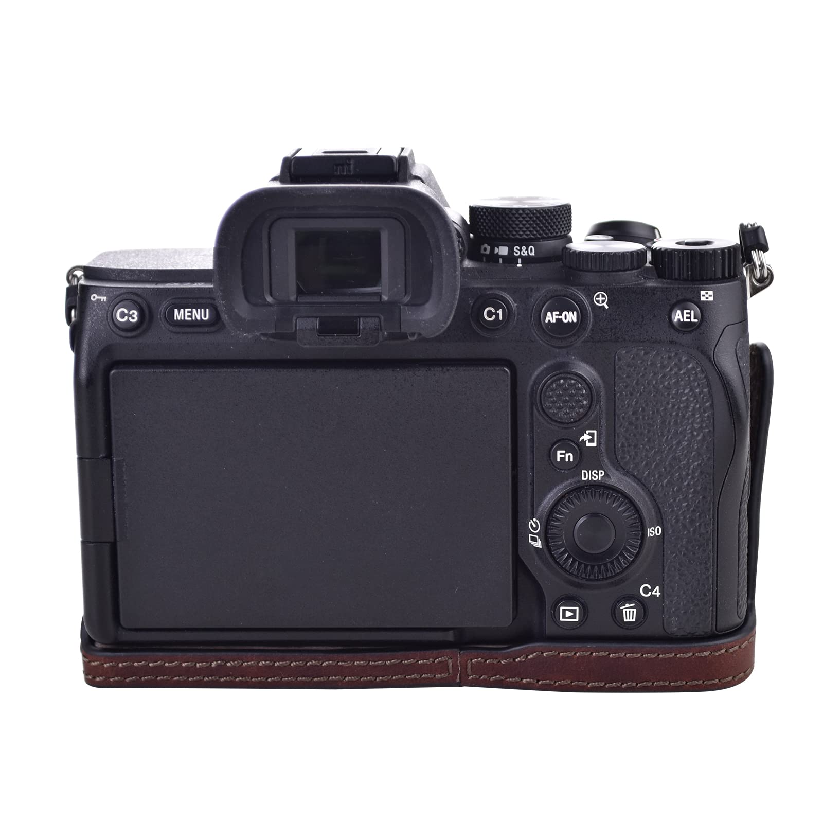MUZIRI KINOKOO - Custodia per fotocamera A7M4 / α7IV, in pelle, compatibile con fotocamera Sony Alpha7IV /ILCE-7M4 /A7M4 /α7IV, Marrone, Beauty Case