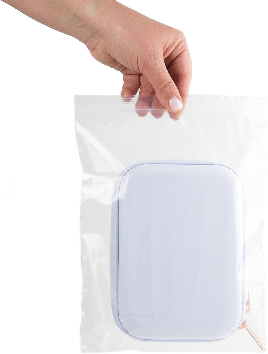 Zipper Poly Bags 4x6", 5x7", 6x9", 8x10" Small Combo Pack of 400 (100 each size) - Clear Bags for Packaging - Plastic Bags for Packaging Products - Clear Poly Bags - Zip Bags : Industrial & Scientific