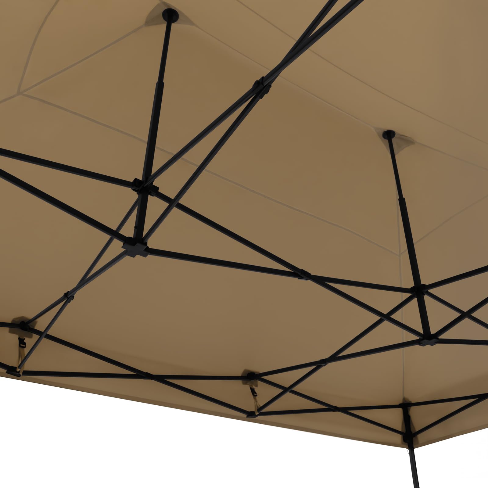 VONROC Tenda per Feste 3x4,5M – Gazebo Pieghevole Easy‑Up, Impermeabile 3000 PA, Protezione UV 50+, Struttura in Acciaio, Altezza Regolabile, con Borsa da Trasporto – Beige