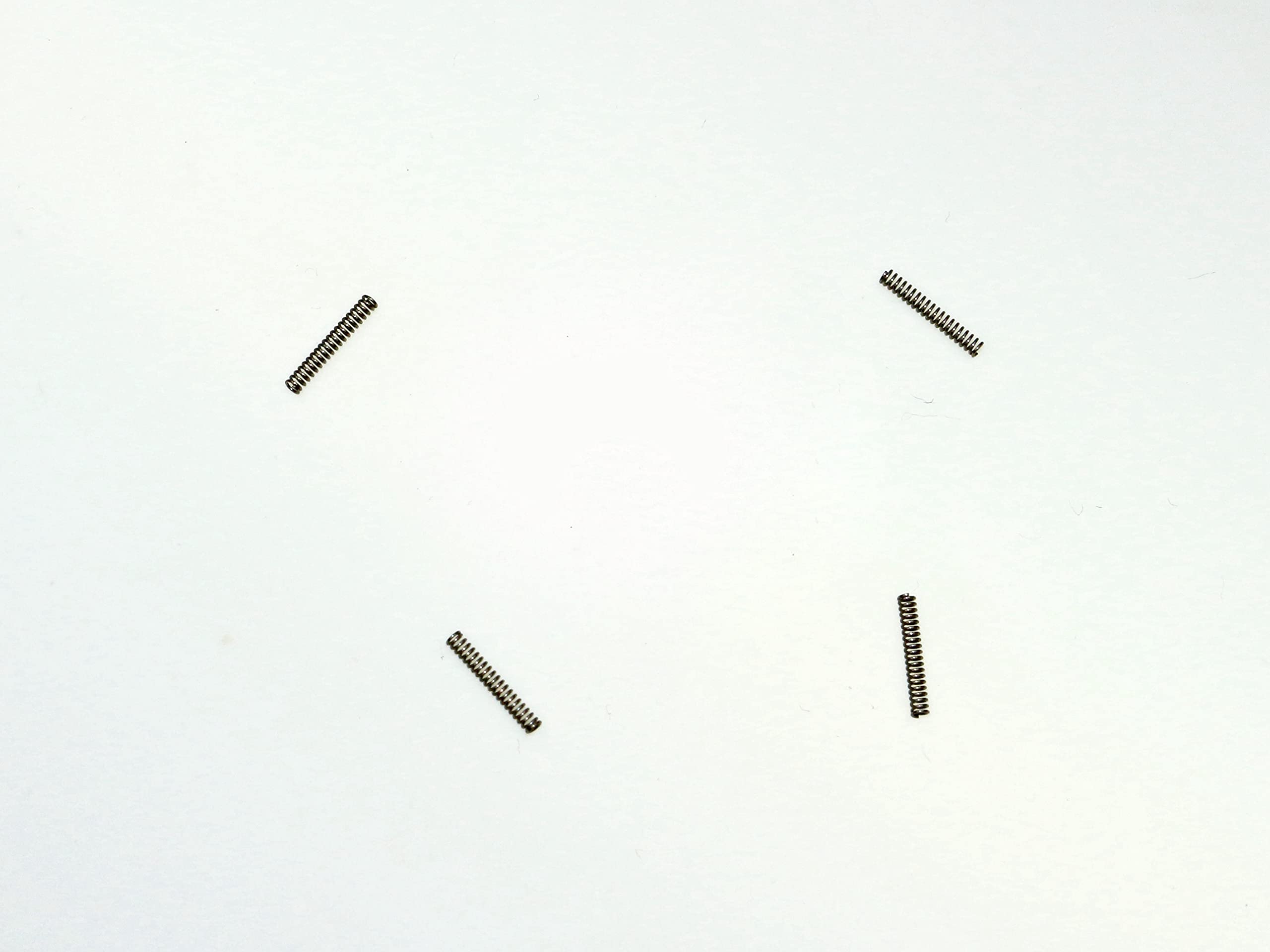 Rugo - Mini compression spring - outer diameter 1.2 mm - wire thickness 0.2 mm - length 7.8 mm - 4 pieces (DI-50)