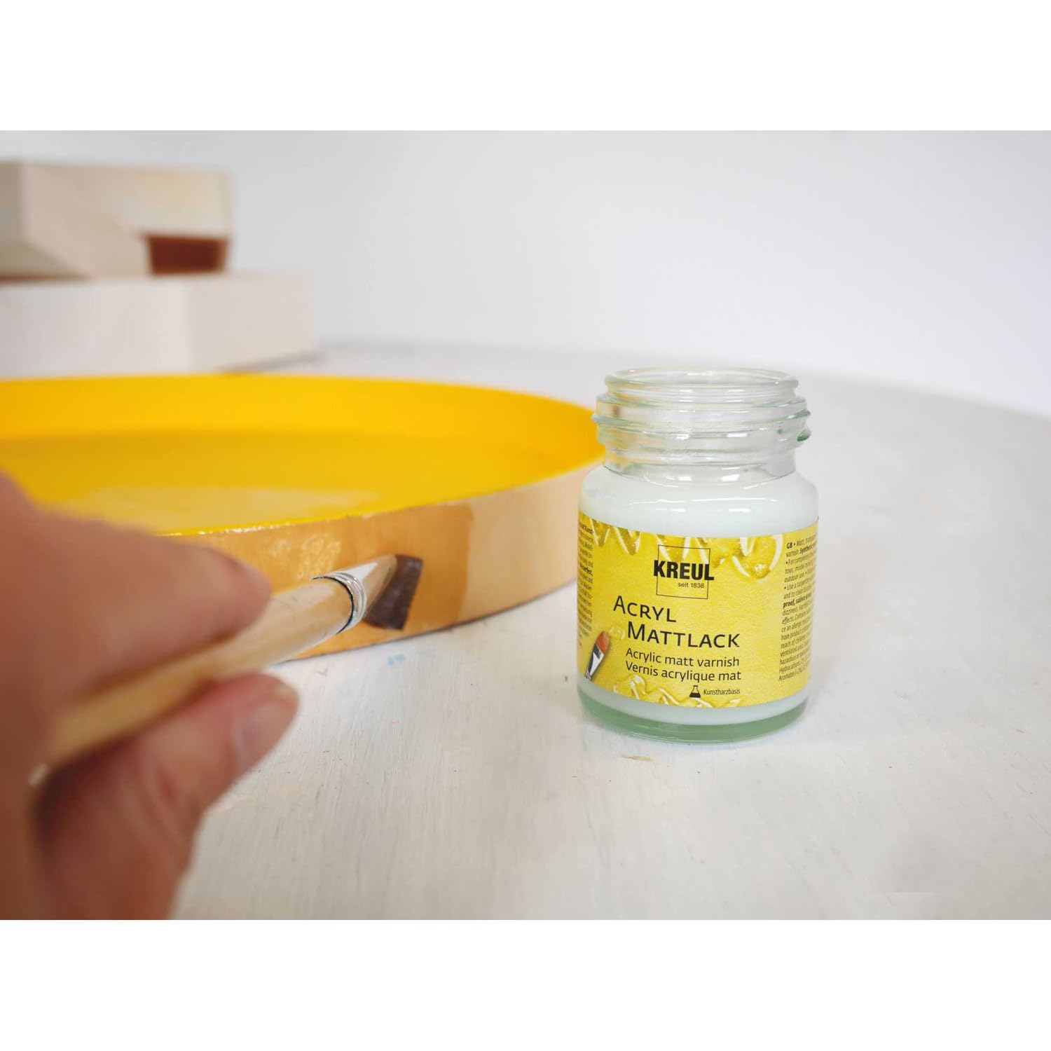 Vernis De Protection Marabu - Mattlack 50 - Fini Mat Transparent - Séchage Rapide - 50ml