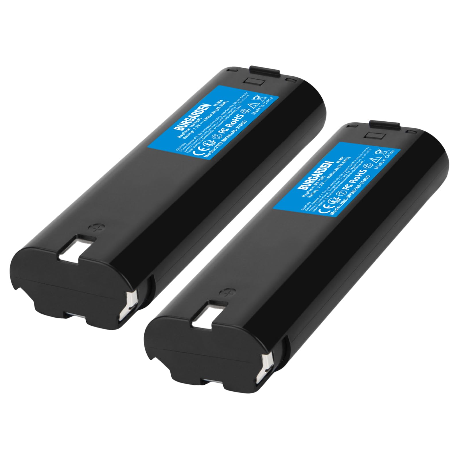 2X 7.2V 4000mAh NI-MH Batterie pour Makita 7000 7002 7033