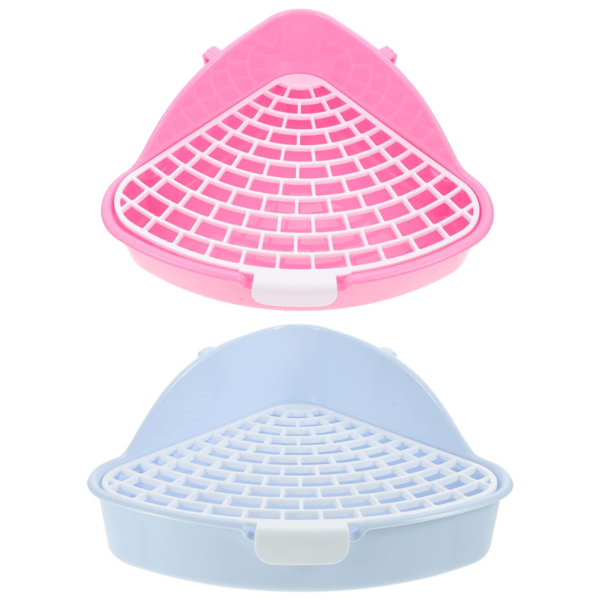 BCOATH 2Pcs Pet Litter Box for Small Animals Potty Toilet Box Ideal for Guinea Pig and Bunny Easy to Clean Pet Potty Solution for Double Guinea Pig Cage โ image 1