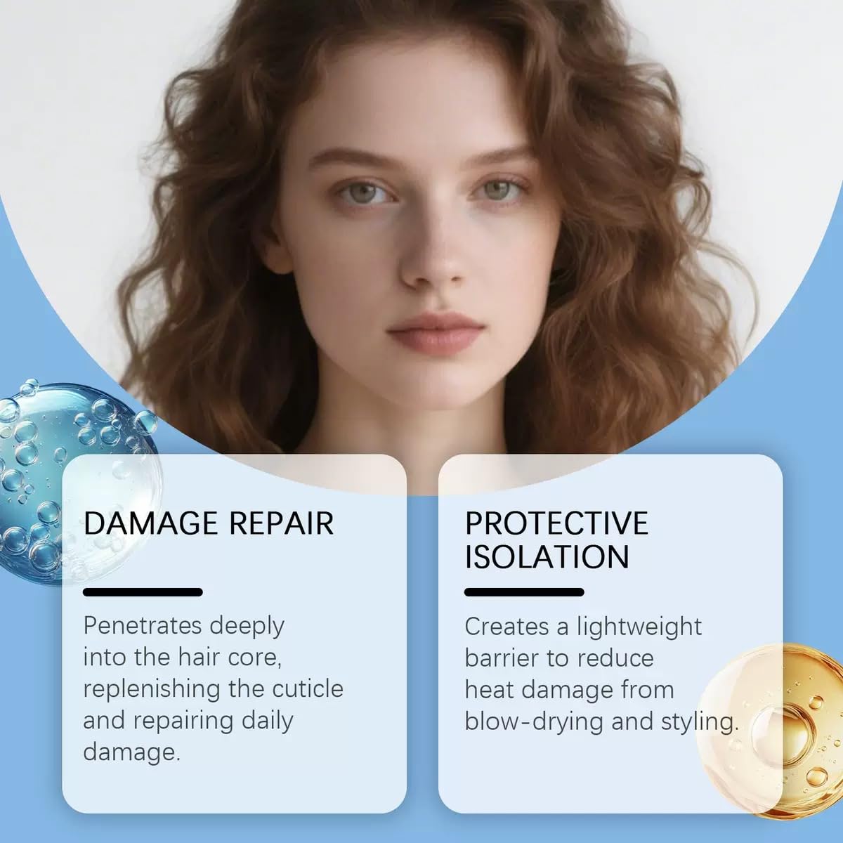 Ghk-Cu serum do włosów z peptydu miedzianego Ghk-Cu, serum do włosów suchych, zniszczonych włosów, wzmacnia i pogrubia włosy, wspomaga nawilżenie w przypadku suchej skóry głowy, nie natłuszcza. (3 szt