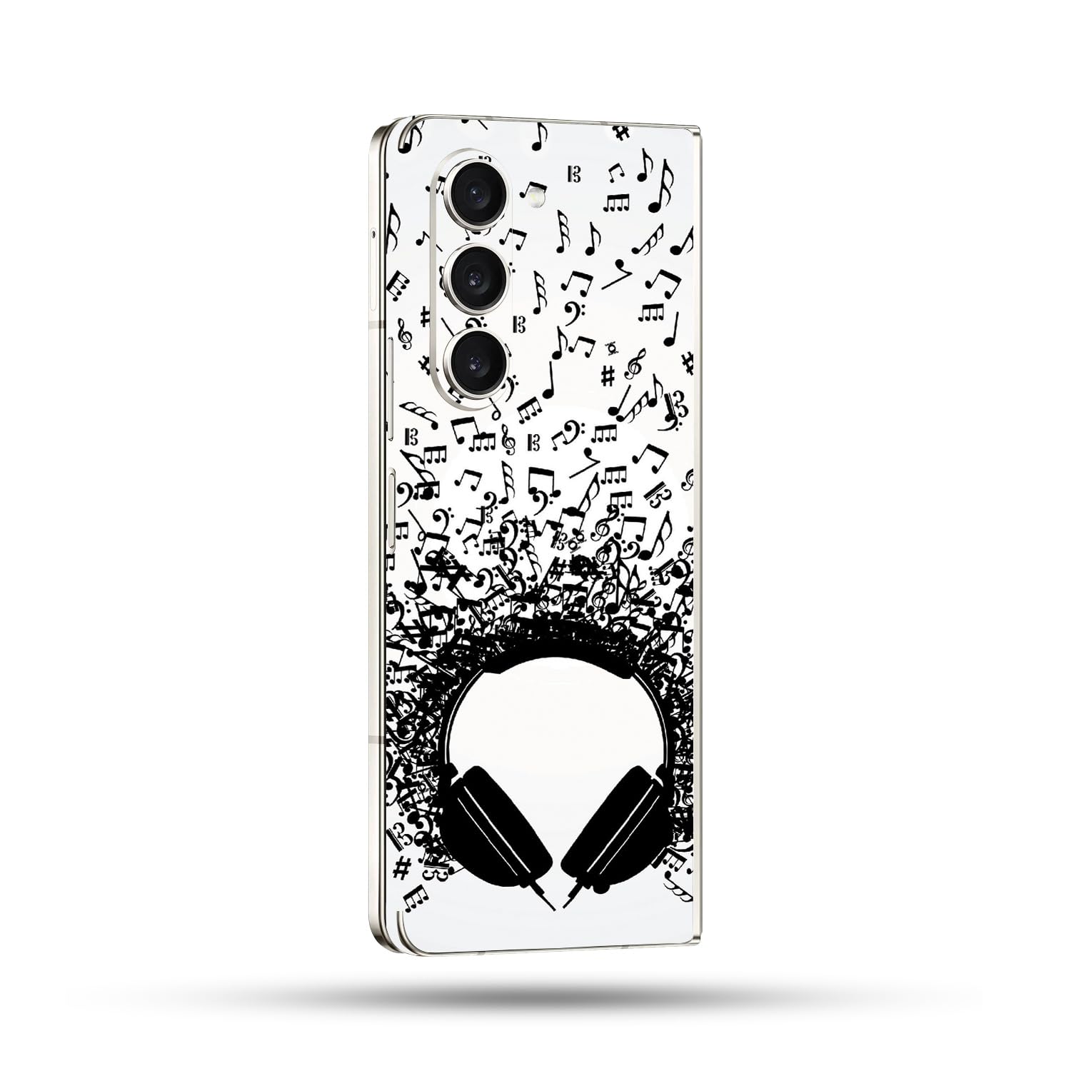 MightySkins Skin Compatible with Samsung Galaxy Z Fold 5 Full Wrap - Earworm | Protective, Durable, and Unique Vinyl Decal wrap Cover | Easy to Apply, Remove, and Change Styles | Made in The USA