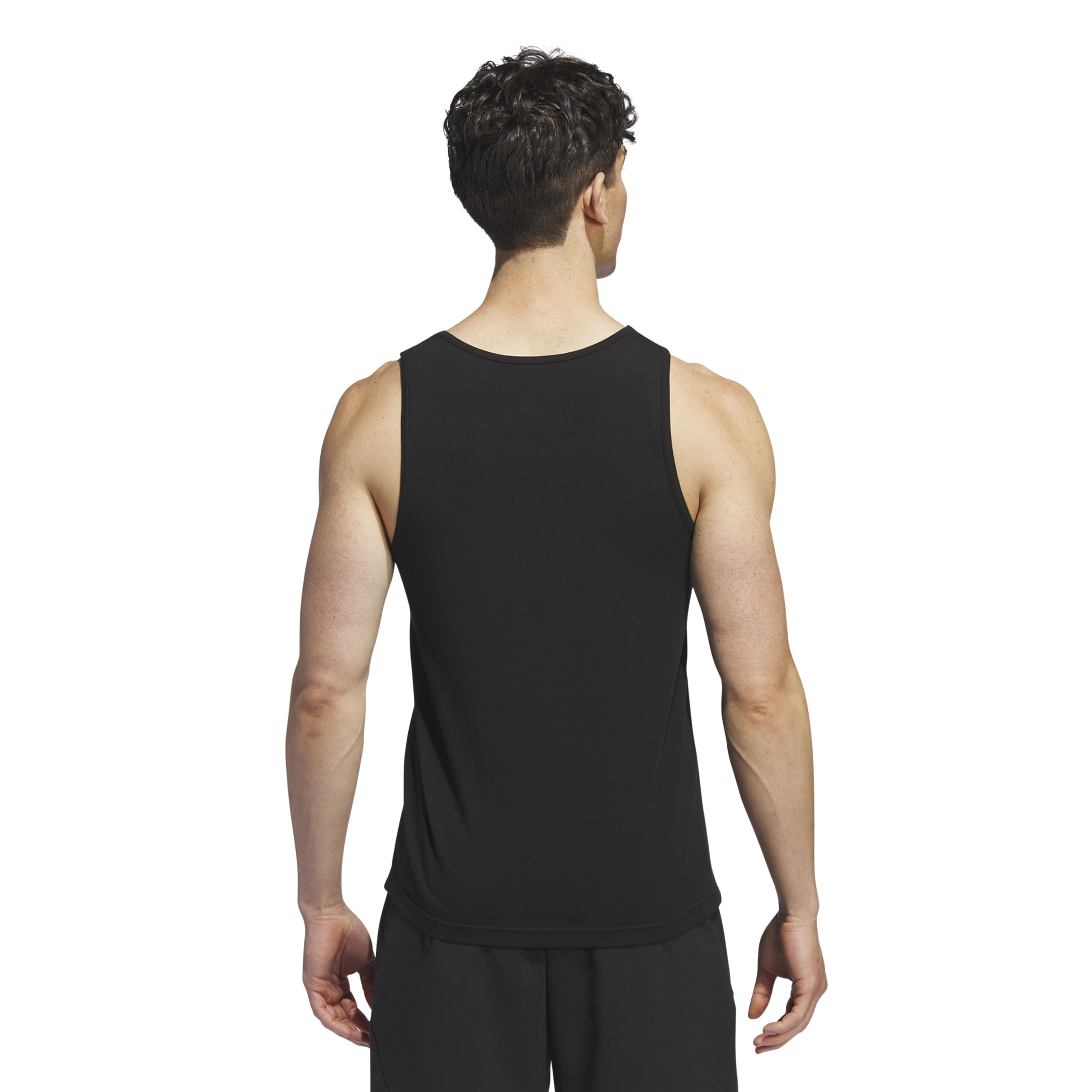 Adidas Tank Tops (2-Pack) – Stretch Cotton Undershirt, Soft Breathable Fitted Base Layer Capa de Base Superior Hombre (Pack de 2)