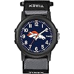 Timex NFL Recruit 38mm Watch - Denver Broncos with Black Fabric Strap