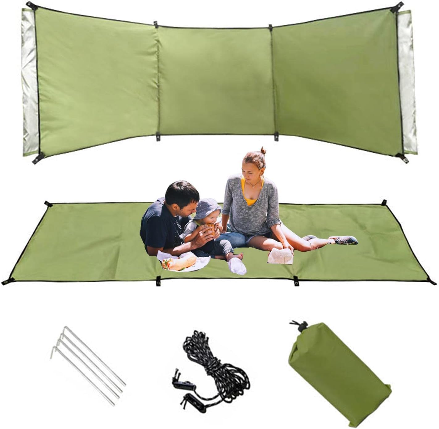 Amazon.co.jp: キャンプ風防 焚き火 ウインドスクリーン ヒート