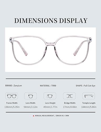 Miniatura 7 de Lentes de luz azul vintage para mujer, lentes ligeros TR90 para computadora, filtro de rayos azules, antirreflectantes, protección UV400, reduce la