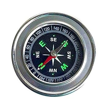 Pmw - Stainless Steel Directional Pocket Magnetic Compass/Magnetic Compass Direction