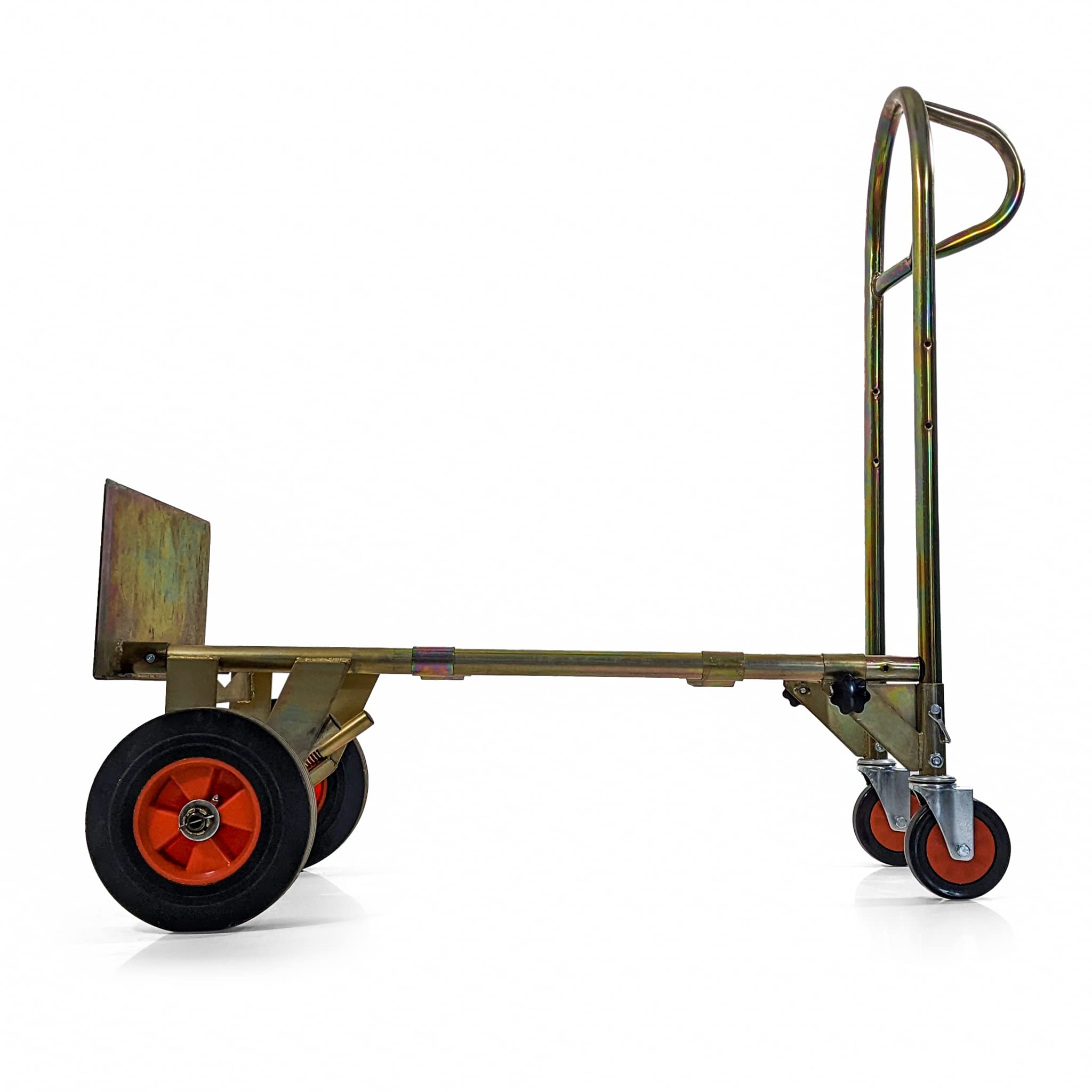 Zero Hand Truck Sack Carrow Plataforma Carro Neumáticos a Prueba de pinchazos Mango telescópico 90 kg - 500 kg (500 kg)