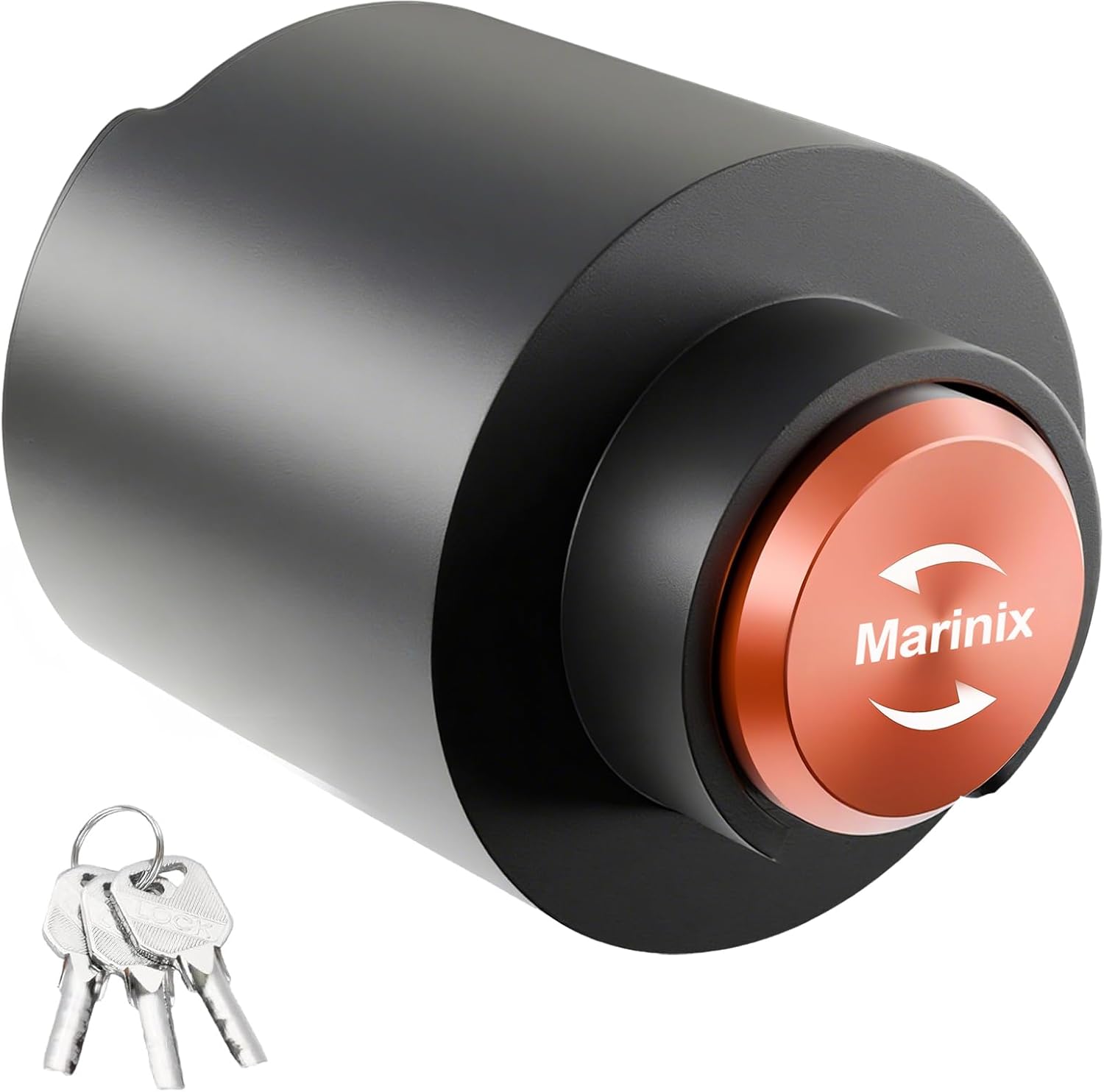 Trailer Coupler Lock Fits 2-5/16 Inch Couplers, Heavy Duty Trailer Hitch Lock, Automatic Pop-Up Design, 360° Tamper-Proof, Weatherproof Hook Coupler Lock for RV | Trailer | Boat | Cargo | Pickup