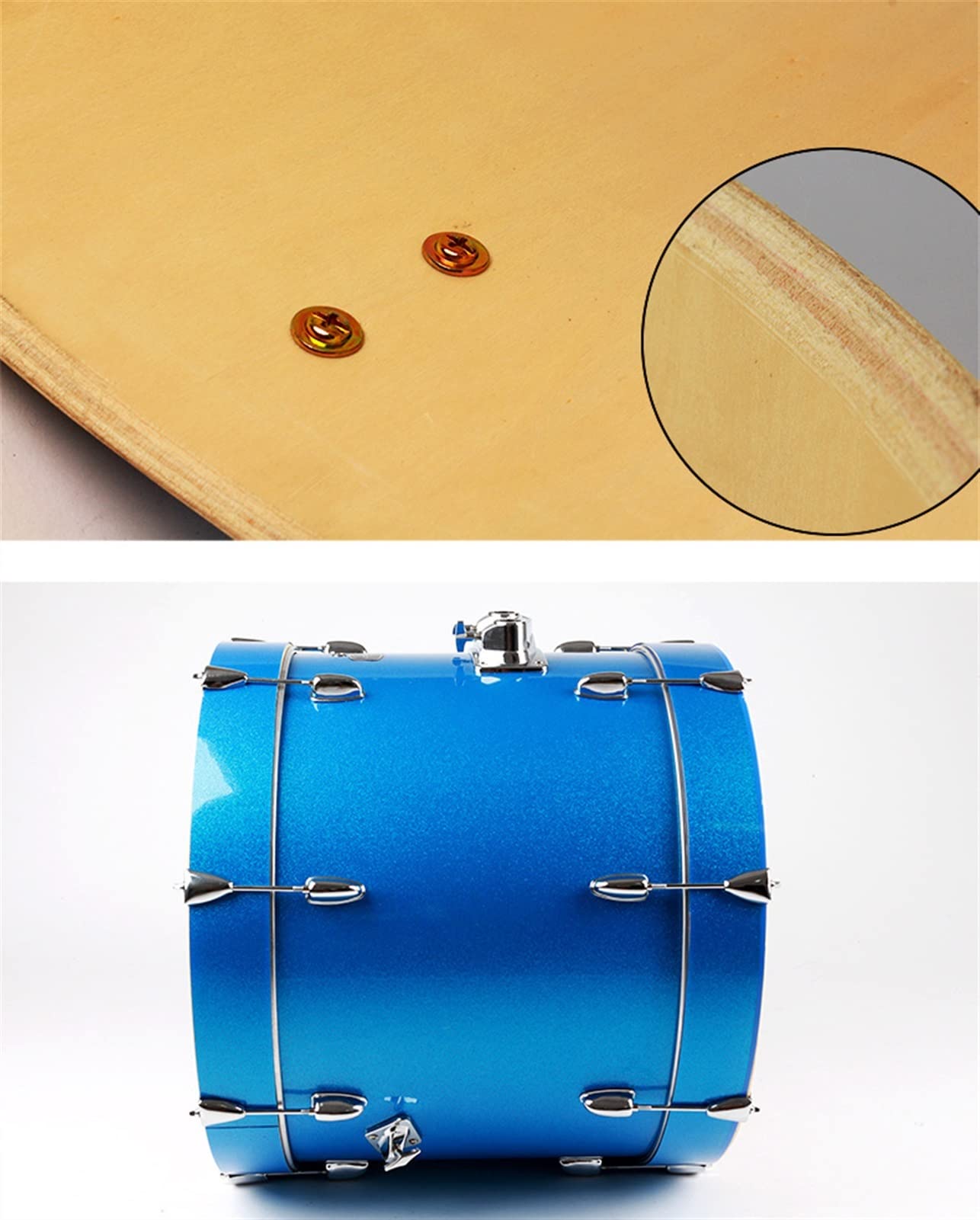 Amazon.co.jp: shuntian 複数の色400mmアダルトドラムファイブ