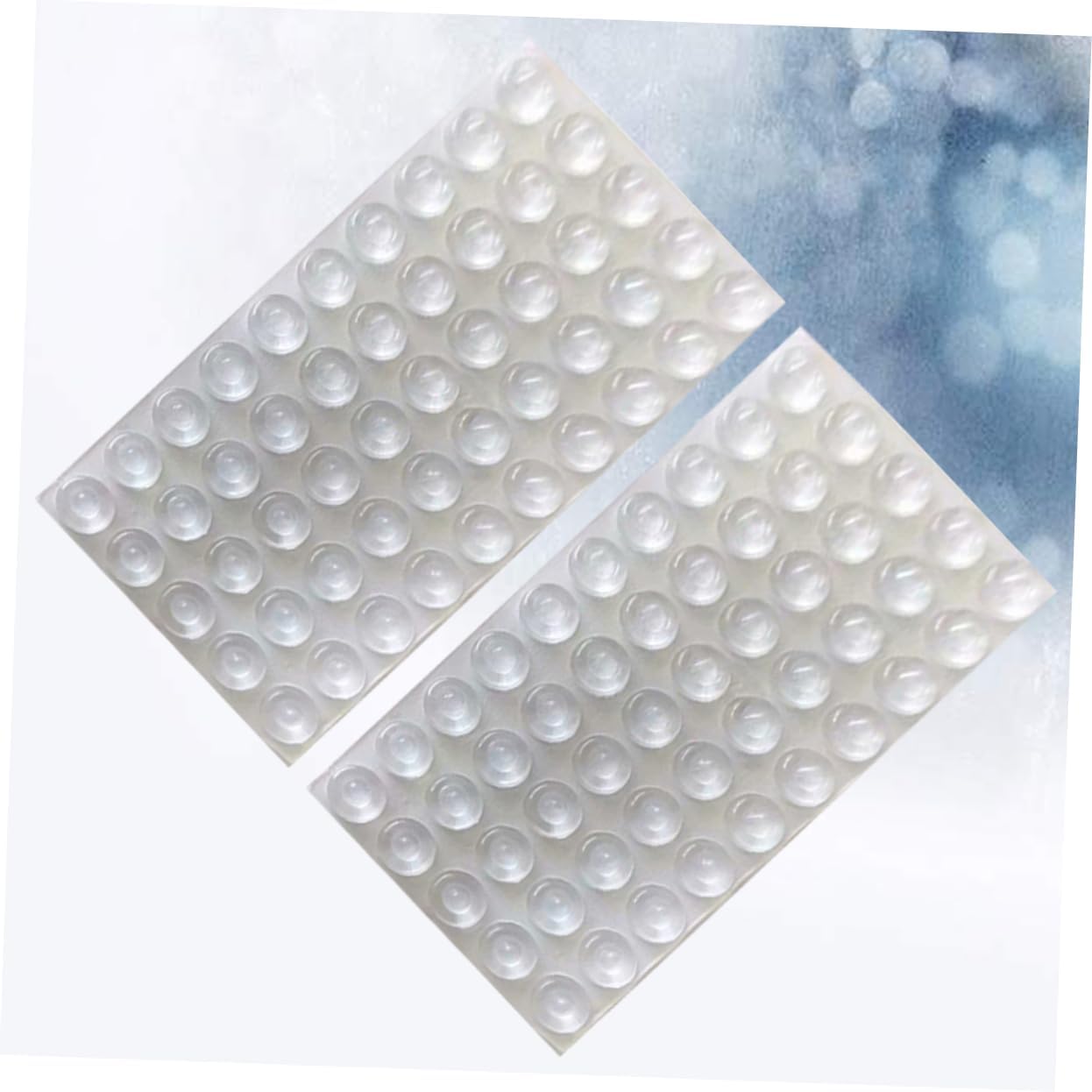 TEHAUX 200pcs Cabinet Door Bumper Self Adhesive Mute Crash Pad Door Damping Pad for Kitchen Cabinet