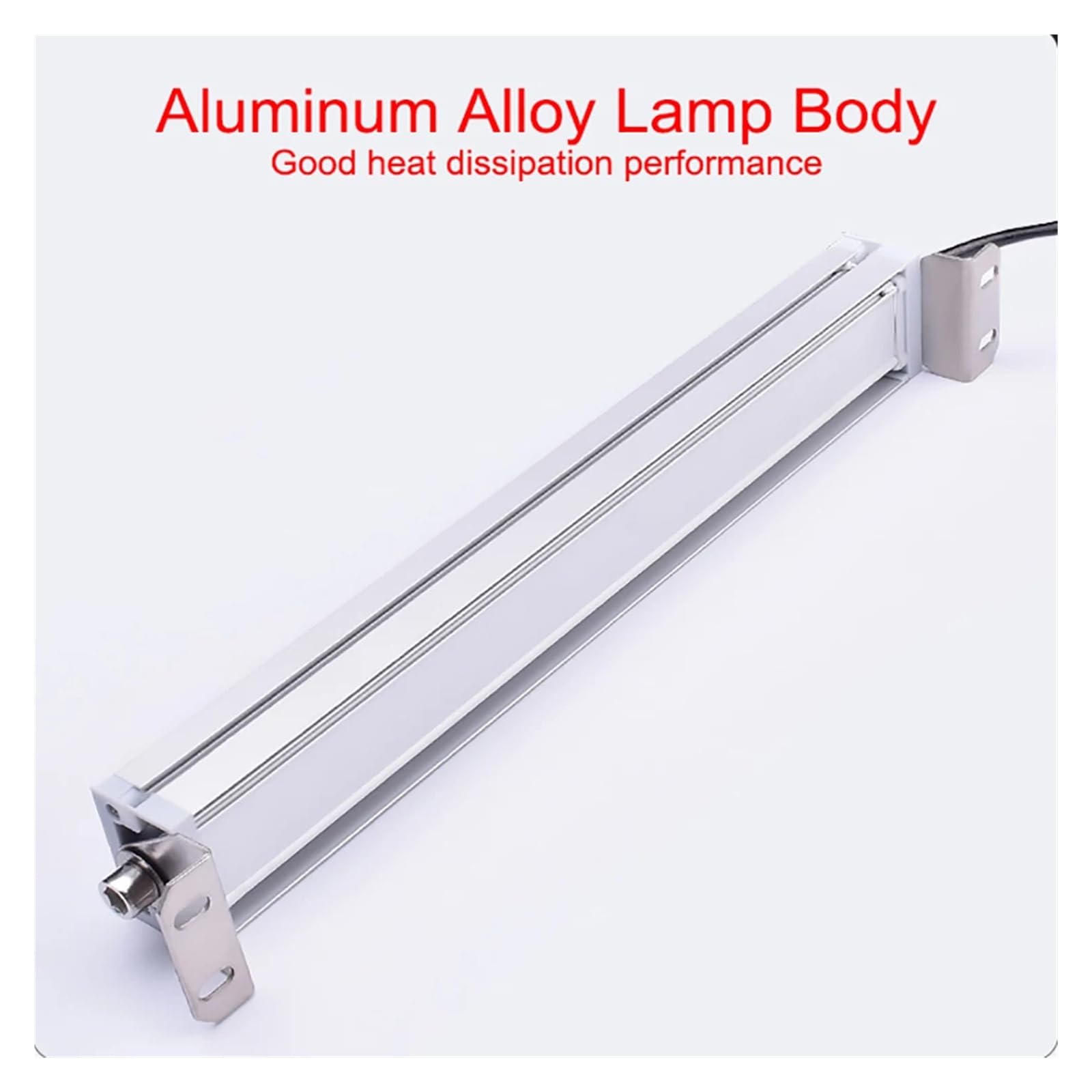 Lampa warsztatowa LED, wodoodporne, przeciwwybuchowe oświetlenie przemysłowe IP65 do tokarek CNC i wiertarek do warsztatu/garażu(40CM 12W 24V)