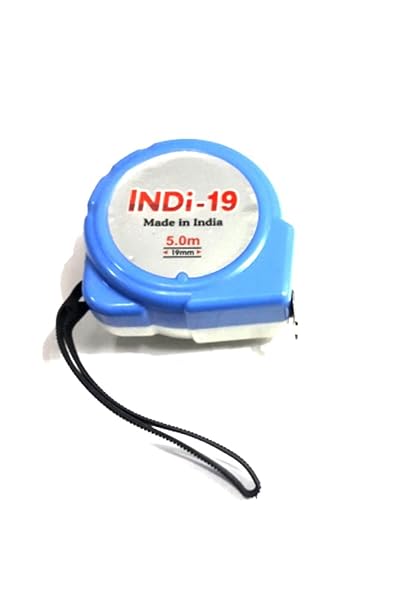 KROST Plastic 5Mtr/16Ft Measuring Tape for Home and Professional Use (Blue)