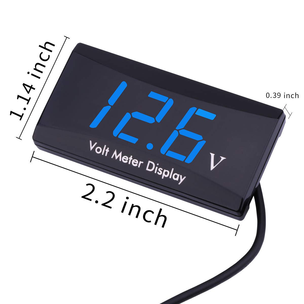 Flash Sale Buy 1 get 1 DC 12V Car Digital Voltmeter Gauge - AIMILAR LED Display Voltage Volt Meter for Car Motorcycle (Blue) Creative Product DC 12V Car Digital Voltmeter Gauge - AIMILAR LED Display Voltage Volt Meter for Car Motorcycle (Blue)