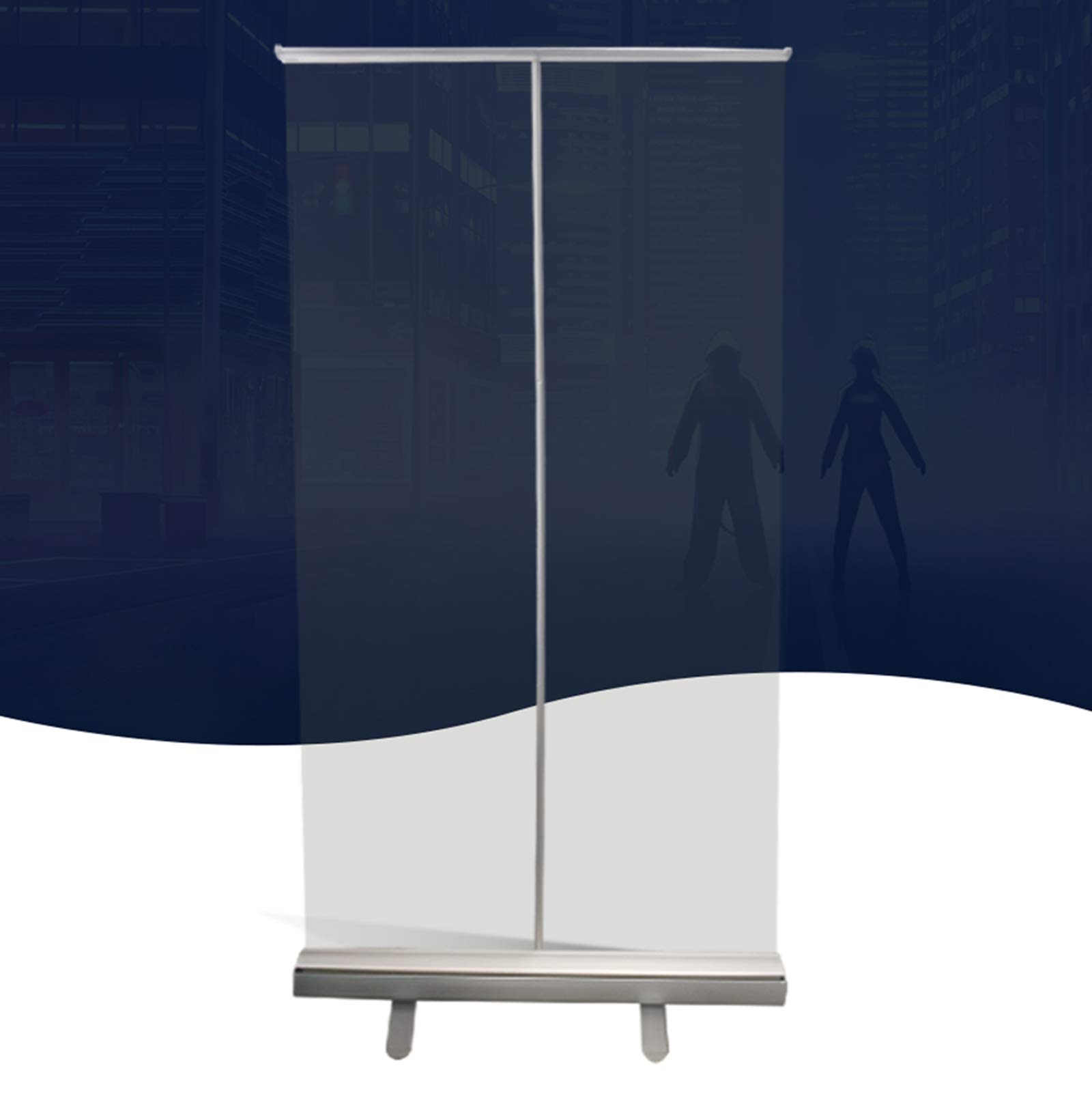 Hygieneschutz Rollup Schutzwand Spuckschutz Stellwand Hustenschutz Virenschutz Niesschutz am Boden stehende und transparente Trennwand Social Distancing Screen,Die Größe ist optional,A100*200cm