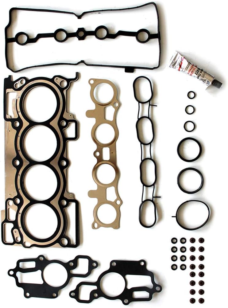 ECCPP Engine Replacement Head Gasket Set for 07-12 N-iss-an Sentra Versa Cube 1.8L 2.0L MR18DE MR20DE Engine Head Gaskets Kit