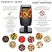 SHARPER IMAGE Motion Activated Candy Dispenser For Gumballs, Nuts, Snacks, Touchless Battery Operated Sensor Detector for Hands-Free Easy Fill Treats for Kids, Adults, Home/Office (Black, NEW VERSION)