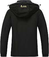 Vista 2 de MOERDENG Women's Waterproof Ski Jacket Warm Winter Snow Coat Mountain Windbreaker Hooded Raincoat Jacket