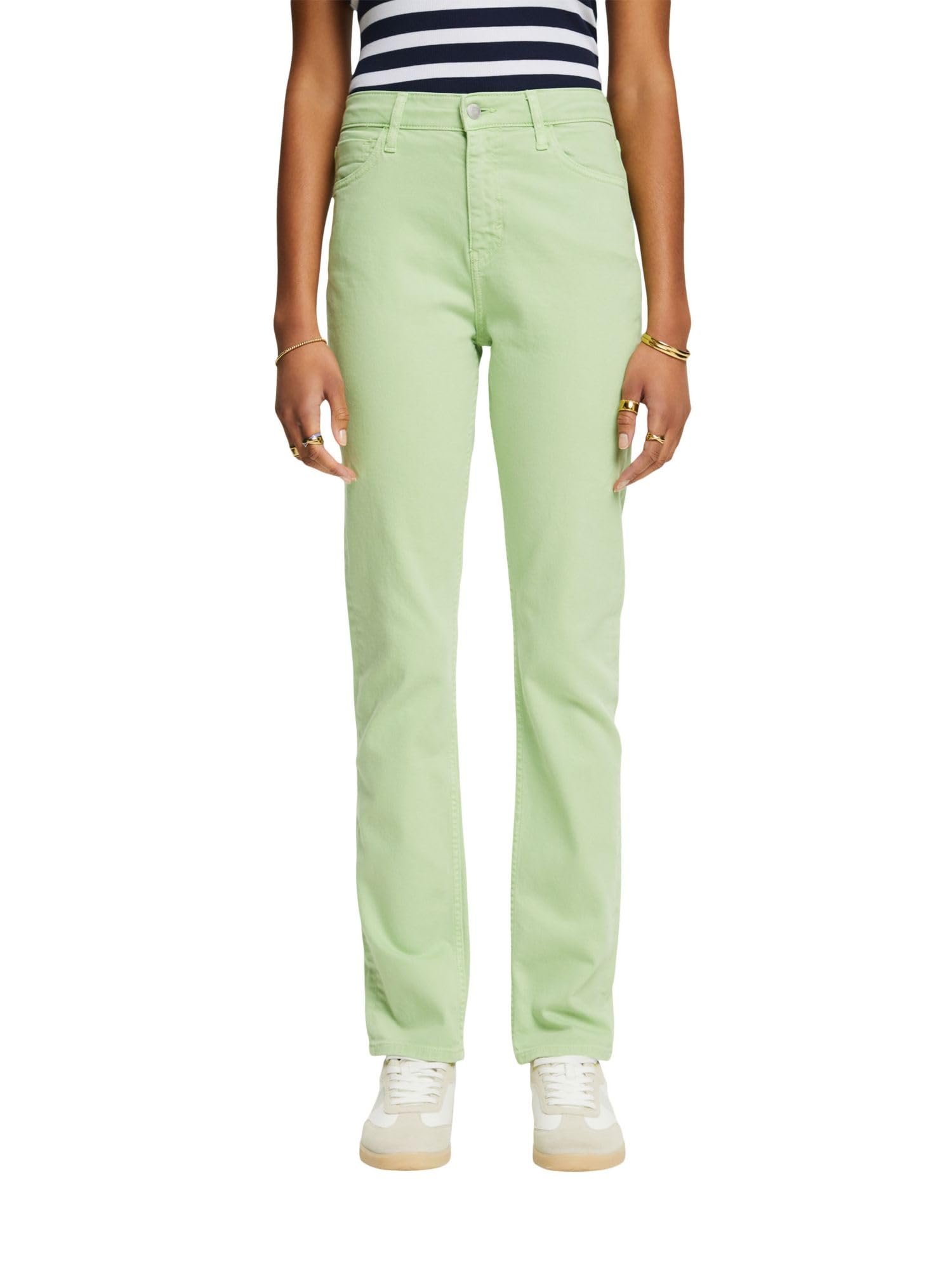 ESPRIT Women's 993ee1b332 Trouser, 330/Light Green, 24W / 30L