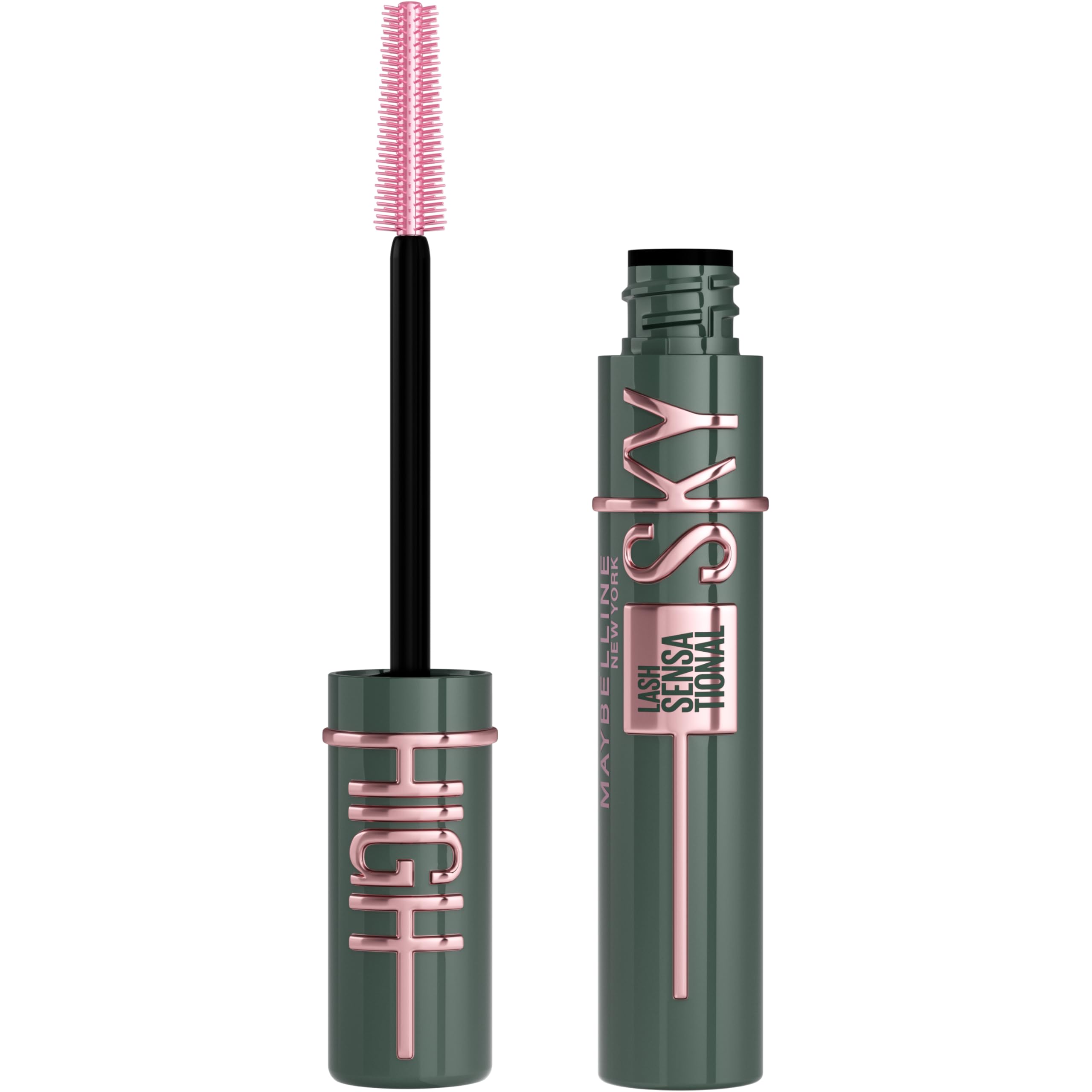 Maybelline New York Mujer Lash Sensational Sky High Máscara De Pestañas Para Aportar Volumen Y Longitud Tono Green Altitude 7.2 Ml