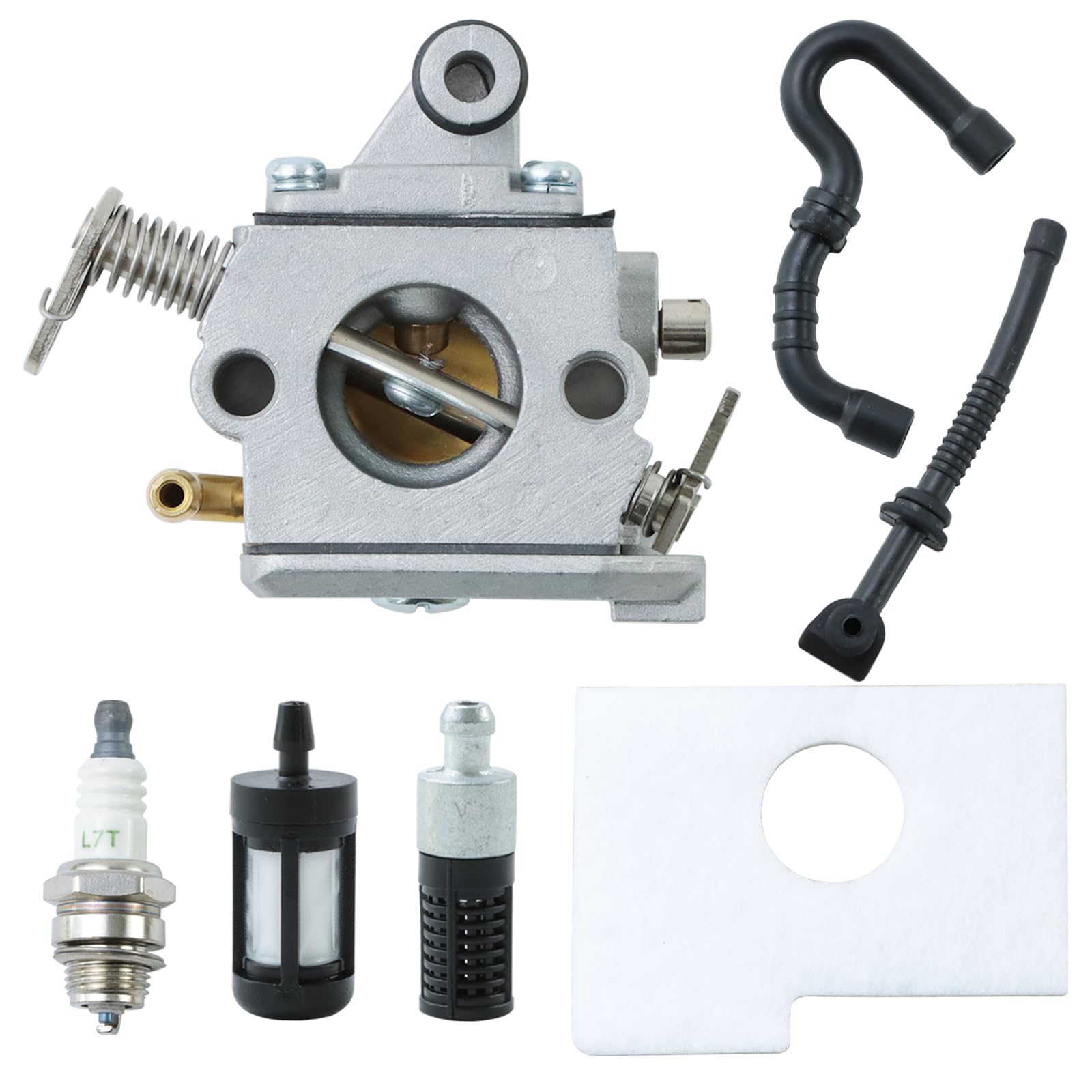 WOTIANMS170 Carburetor for Stihl MS170 MS180 Carb Kit 017 018 Chainsaw Replacement C1Q-S57 C1Q-S57A C1Q-S57B